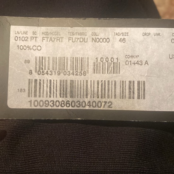 Dolce & Gabbana women’s cotton sweatpants in blk. Size 46 IT. US 14. New - Picture 8 of 8